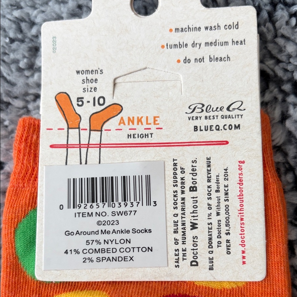 Blue Q Colorful Graphic Socks - Women and Men - Picture 2 of 7